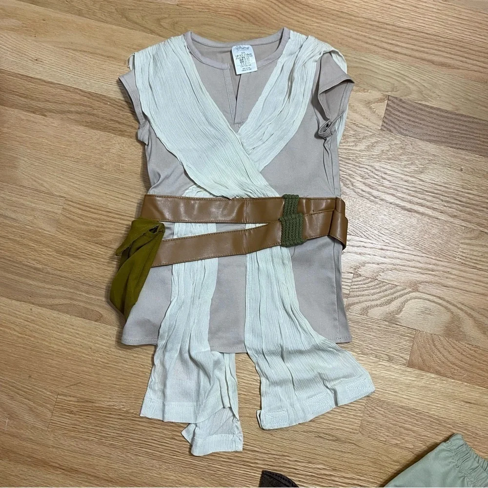 Disney Store Star Wars Rey Costume Sz 5/6 Halloween - Picture 4 of 5